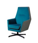 POLTRONA CATI PÉS GIRATÓRIOS